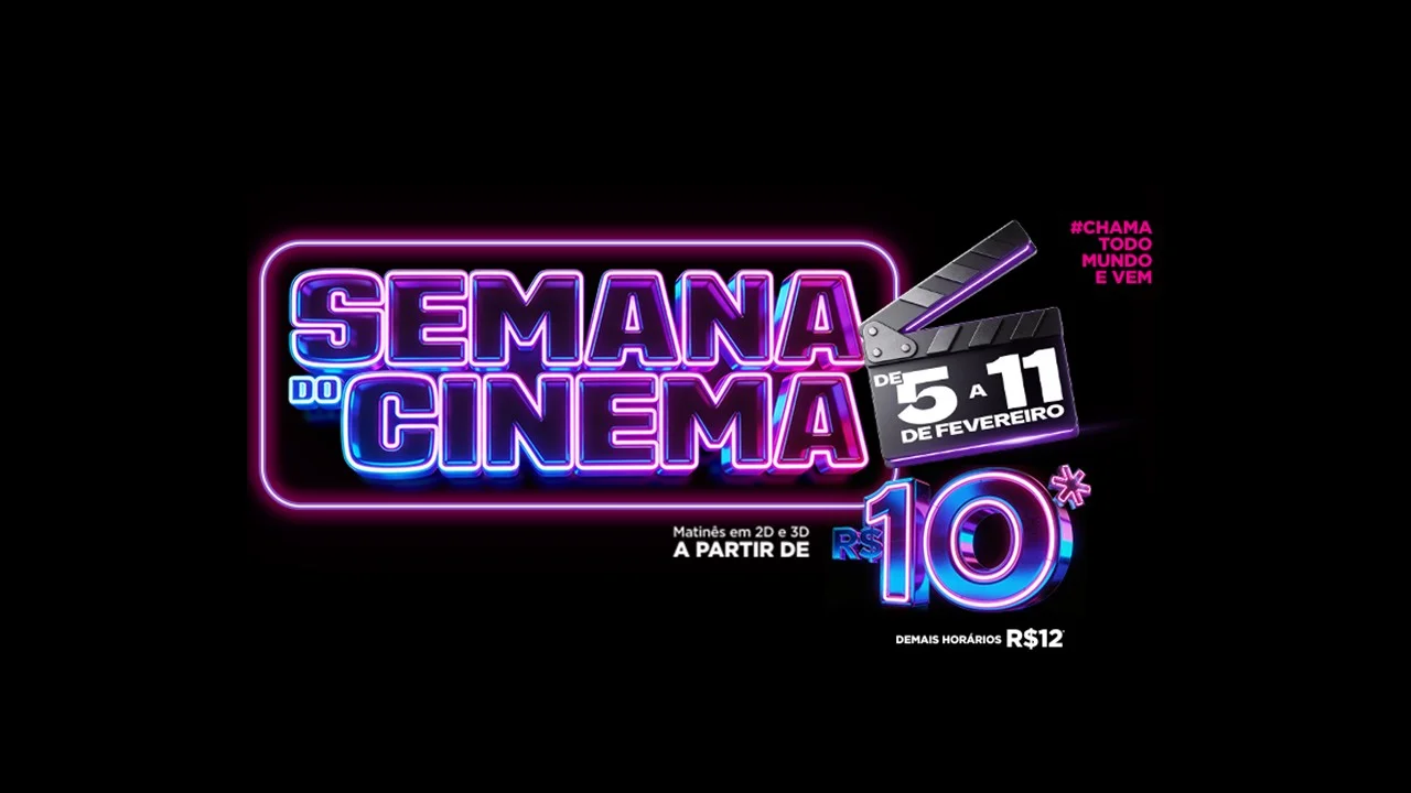 Semana do Cinema: ingressos a partir de R$ 10